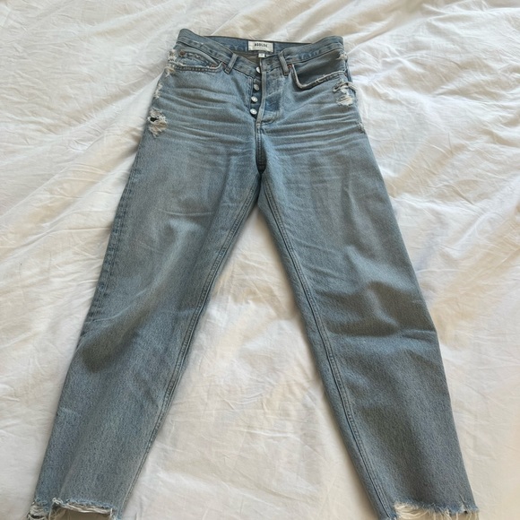 Agolde 90's Cropped Jeans - Size 24 - Picture 6 of 7